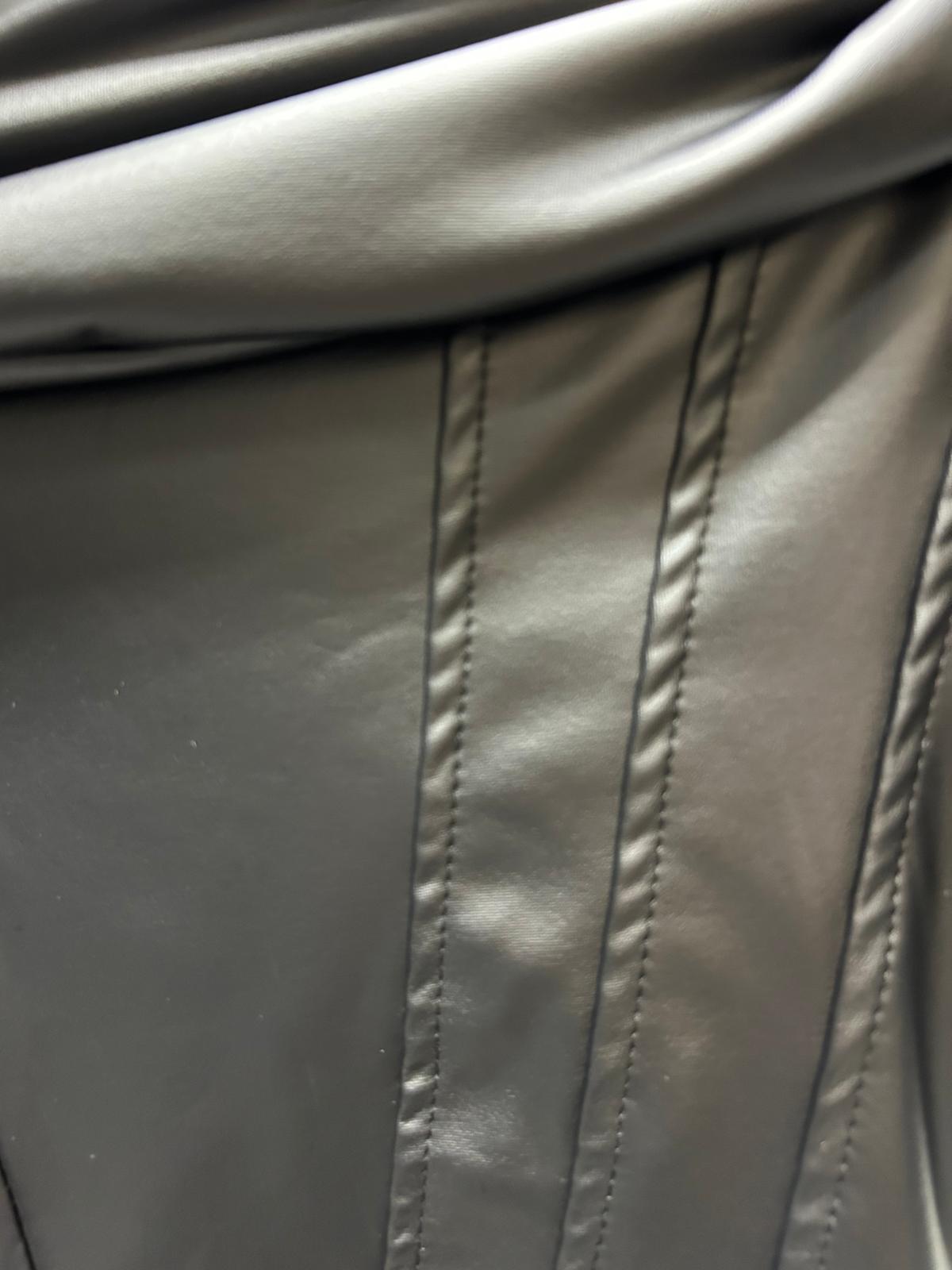 Vestitino in Eco Pelle con Stringhe